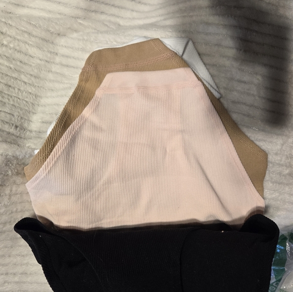 dELiA*s Kids Ribbed Bottoms - White, Black, Pink, Tan - Picture 3 of 4